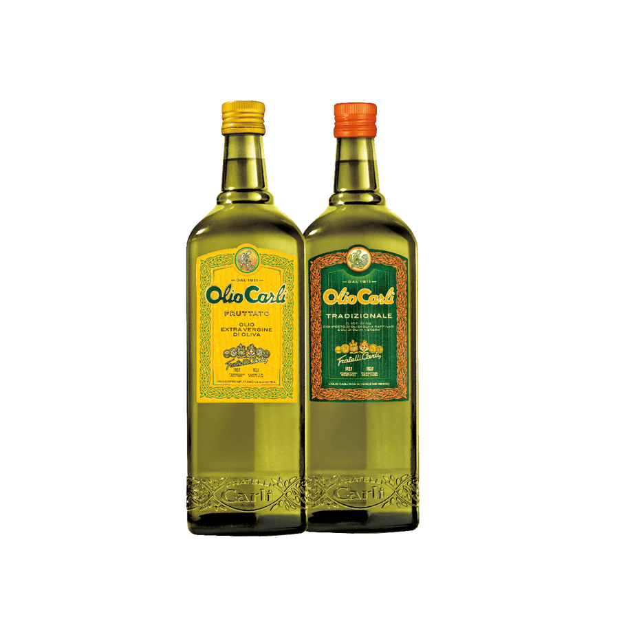 EVO Fruttato + Olio di Oliva Tradizionale 1L Ciascuno